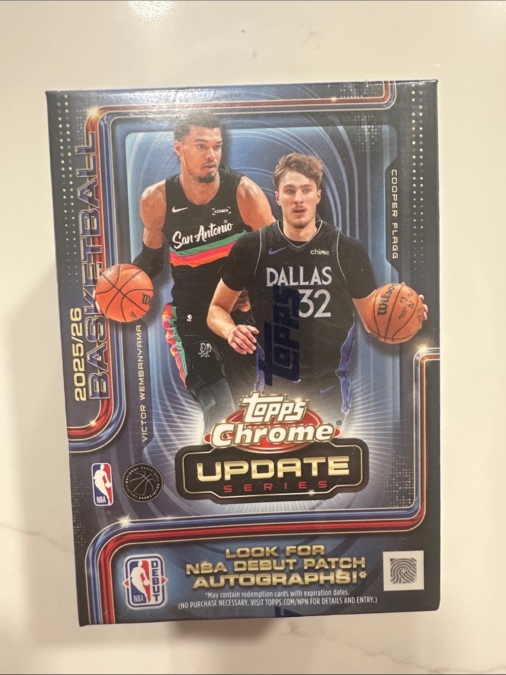 2025/26 Topps Chrome Update Basketball Blaster Box